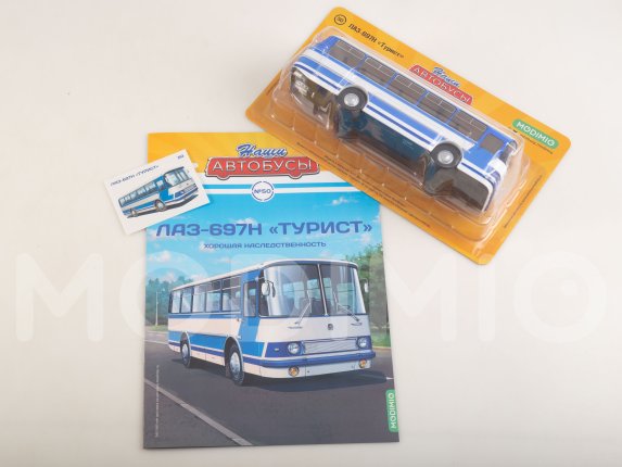 Наши Автобусы №50, ЛАЗ-697Н «Турист» Наши Автобусы (MODIMIO) в масштабе 1:43, фото 2