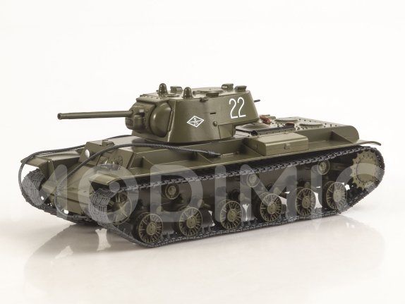 Наши Танки №32, KВ-1 (1942) Наши Танки (MODIMIO) в масштабе 1:43, фото 7