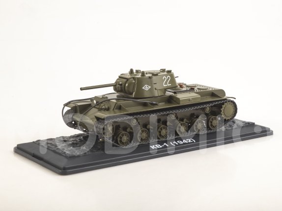 Наши Танки №32, KВ-1 (1942) Наши Танки (MODIMIO) в масштабе 1:43, фото 11