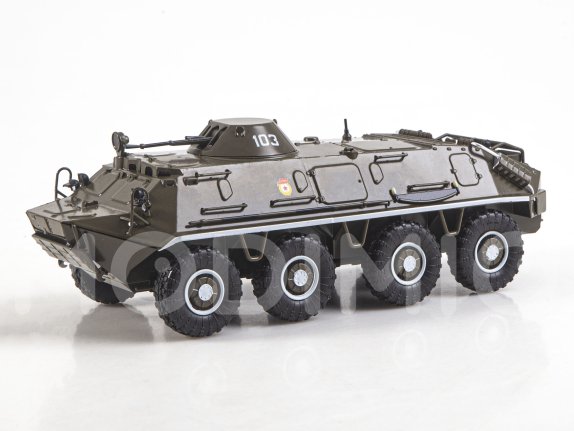 Наши Танки №33, БТР-60ПБ Наши Танки (MODIMIO) в масштабе 1:43, фото 7