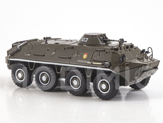 Наши Танки №33, БТР-60ПБ Наши Танки (MODIMIO) в масштабе 1:43, фото 8