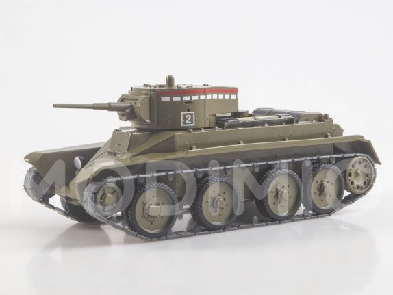 Наши Танки №34, БT-5 Наши Танки (MODIMIO) в масштабе 1:43, фото 7