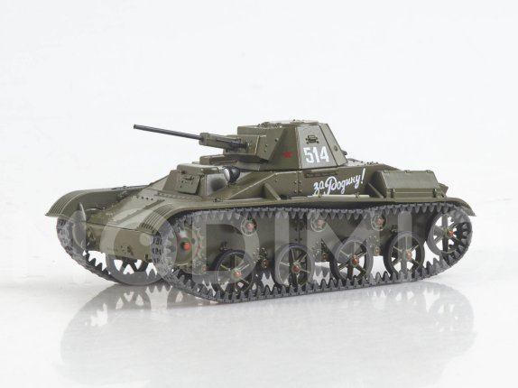 Наши Танки №37, T-60 Наши Танки (MODIMIO) в масштабе 1:43, фото 7