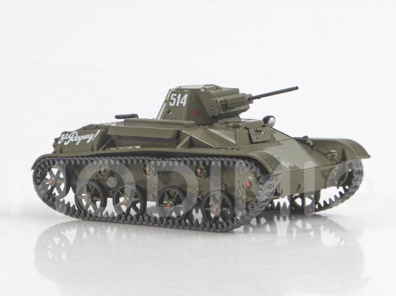 Наши Танки №37, T-60 Наши Танки (MODIMIO) в масштабе 1:43, фото 8