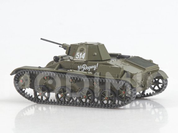 Наши Танки №37, T-60 Наши Танки (MODIMIO) в масштабе 1:43, фото 10