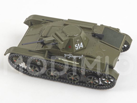 Наши Танки №37, T-60 Наши Танки (MODIMIO) в масштабе 1:43, фото 12