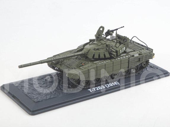 Наши Танки №38, T-72БЗ (2016) Наши Танки (MODIMIO) в масштабе 1:43, фото 13